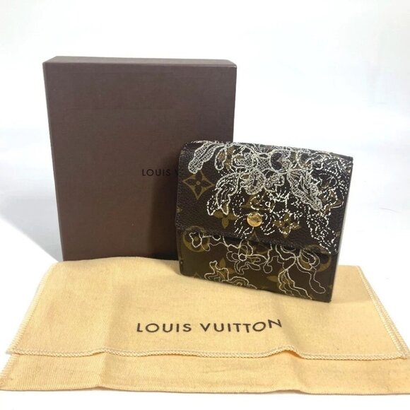 LOUIS VUITTON M95396 Monogram Dantiel Portefeuille Elise Compact Trifold wallet - Picture 1 of 16